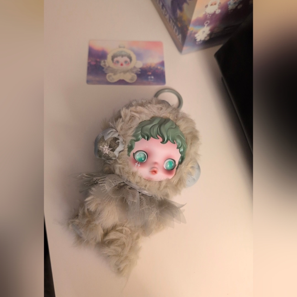 POPMART Skullpanda L'impressionisme Plush Doll Bag Charm- Pond